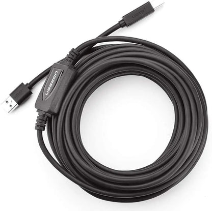 UGREEN 10362 10362 USB 2.0 A Male To B Male Active Printer Cable 15M (Black)