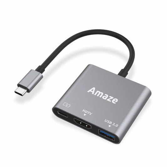 AMAZE A313 Type C To HDMI 4K + USB 3.0 + PD