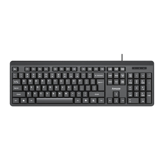 AMAZE A732 Probus Super Smooth Wired Keyboard - Black