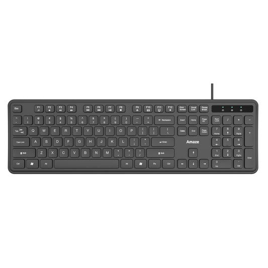 AMAZE A734 Probus Chocolate Keys Silent Wired Keyboard