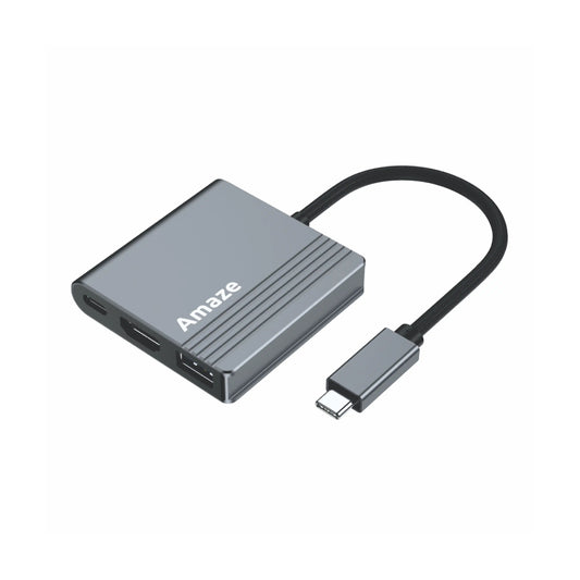 AMAZE A320 3-In-1 Type C Multiport Alloy Hub
