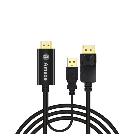 AMAZE A820 HDMI To DP Cable 4K@60Hz - 2M