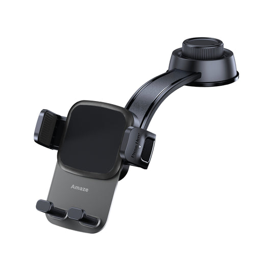 AMAZE A590 Dual Grip 360 Degree Mobile Holder - Black