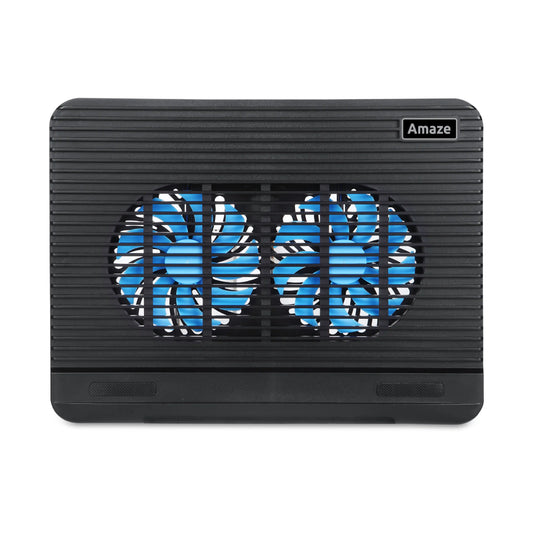AMAZE A512 Dual Silent Fan Laptop Cooling Pad