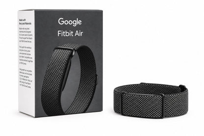 Google Fitbit Air fitness band on wrist