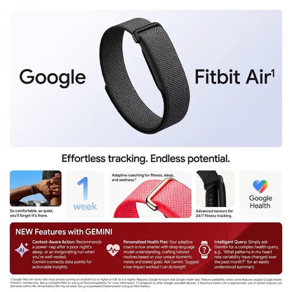 Google Fitbit Air health and fitness tracker