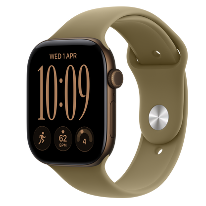 Apple Watch Series 12 Dark Bronze with Olive Sport Band