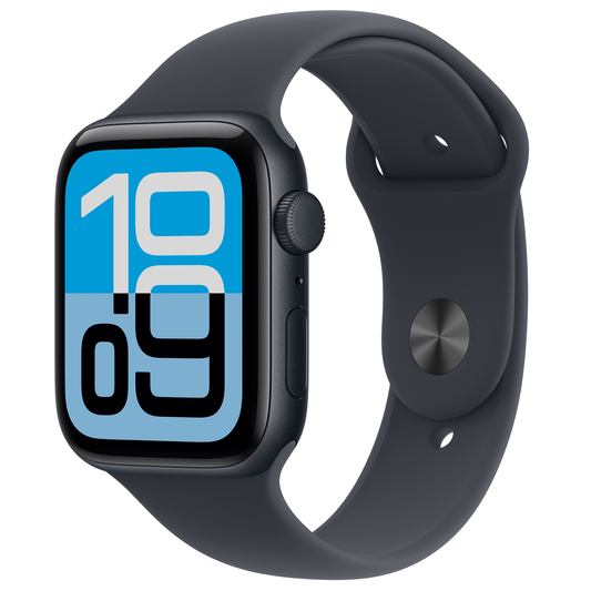 Apple Watch SE 3 (2025) GPS 44mm Midnight Aluminum Case with Midnight Sport Band