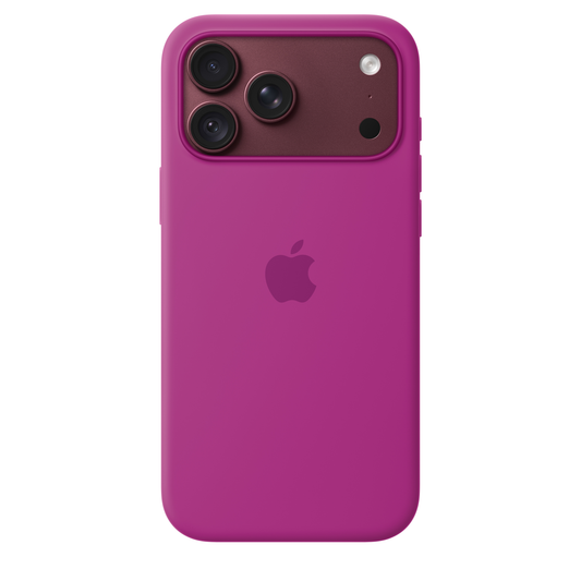 Apple iPhone 18 Pro Max Magenta Silicone Case with MagSafe