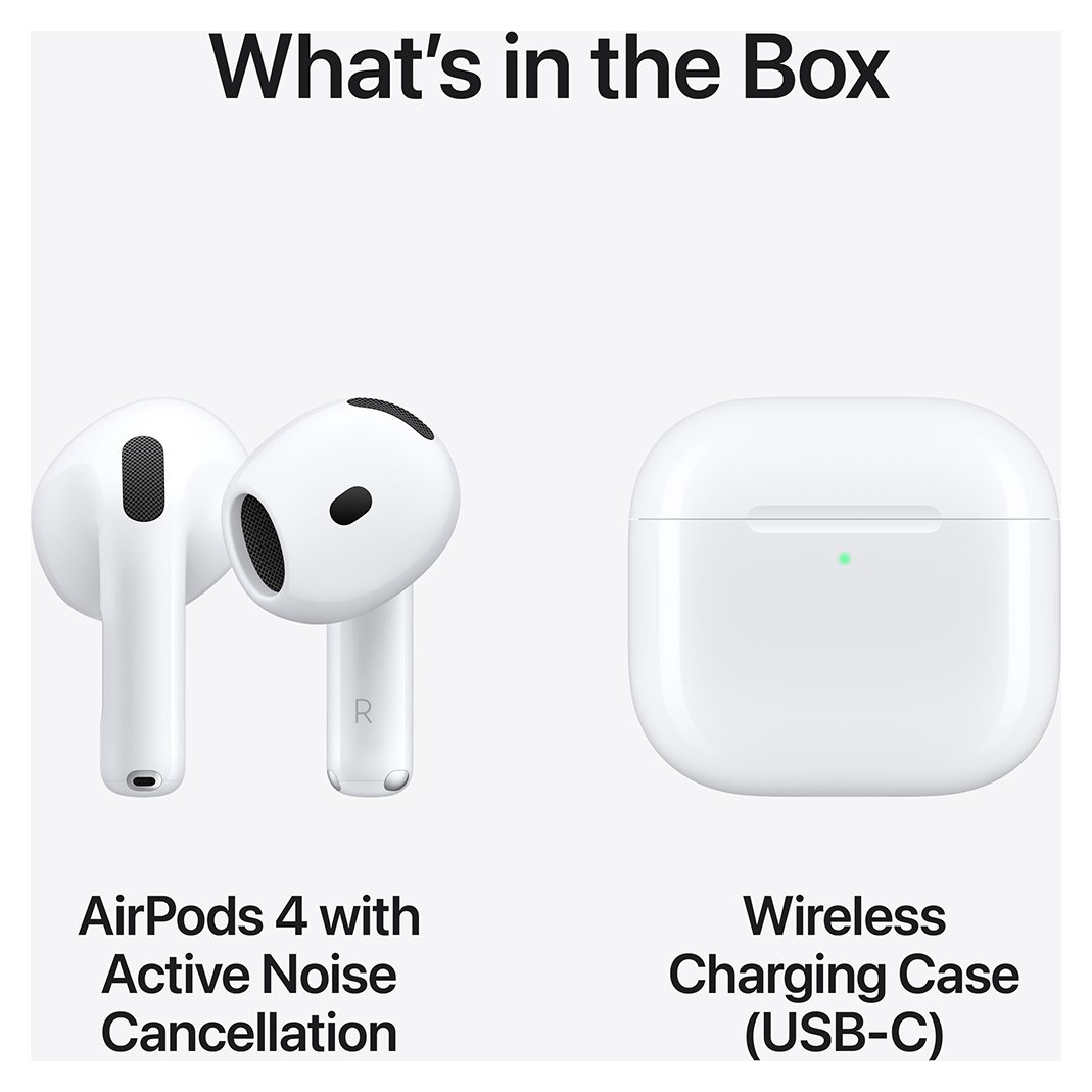 Apple AirPods 4 with Noise Cancellation